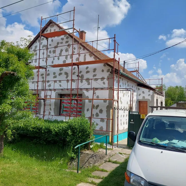 Külső homlokzat szigetelése